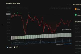 a screen shot of a stock chart on a computer by Behnam Norouzi courtesy of Unsplash.